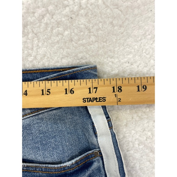 Ovadia & Sons Slim Fit Jeans Mens 36 Blue Distressed Denim Stripe Detail Street - Picture 2 of 11